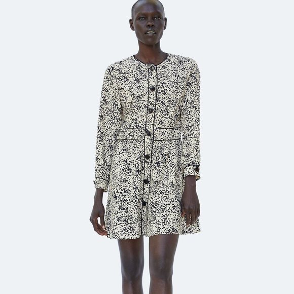 ZARA Basic A-line summer dress - Picture 1 of 7